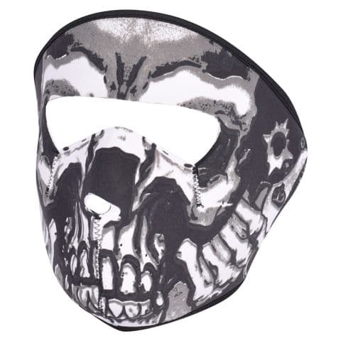 Full Face Dark Face Skull Reversible Face Mask