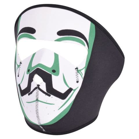 Full Face Joker Skull Reversible Face Mask