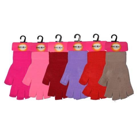Girls Assorted Fingerless Gloves