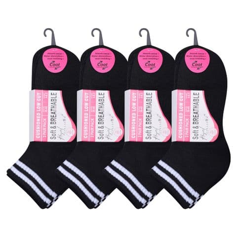 Girls Breathable Trainer Socks 10