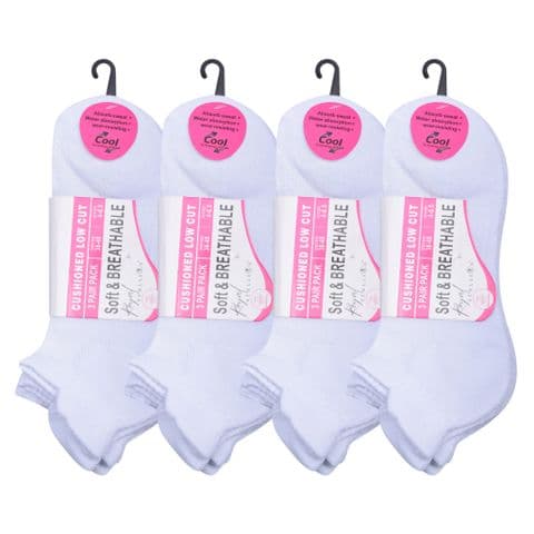 Girls Breathable Trainer Socks 7