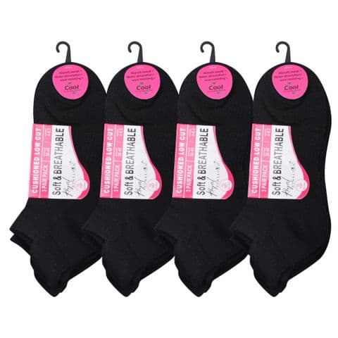 Girls Breathable Trainer Socks 8