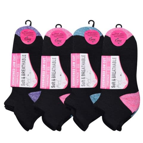 Girls Breathable Trainer Socks 9