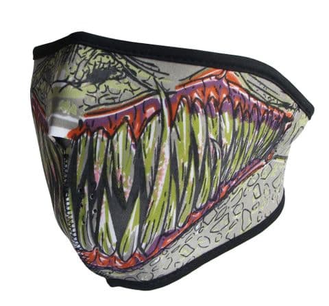 Green monster face mask