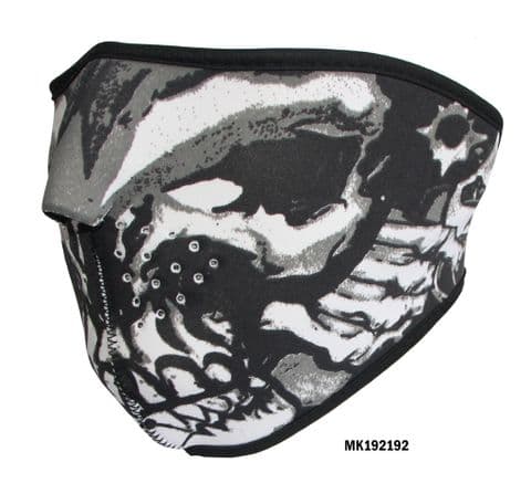 Grey skull mask