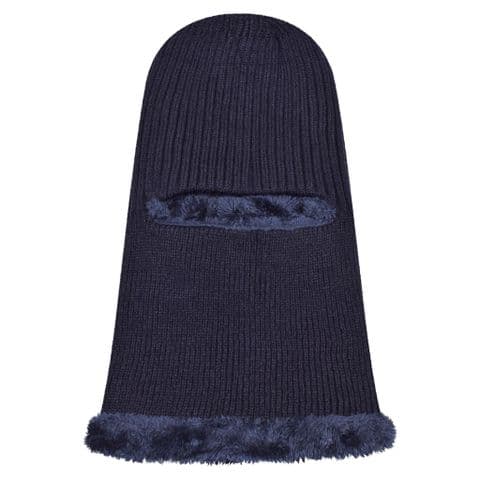 Heat Furr navy blue One whole balaclava