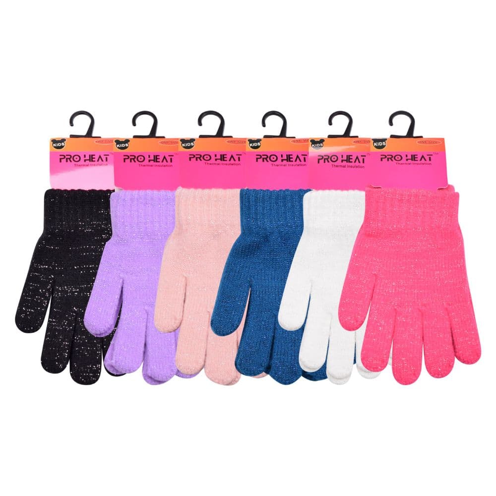 kids glitter padded magic gloves