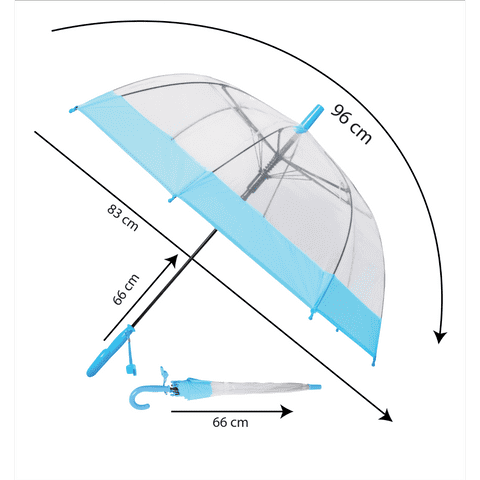 kids multi colour border umbrella