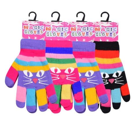 Kids padded cat style magic gloves