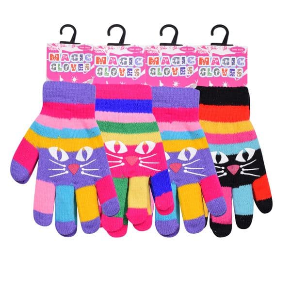 Kids padded cat style magic gloves