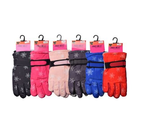 Kids pro heat waterproof & touch mix gloves
