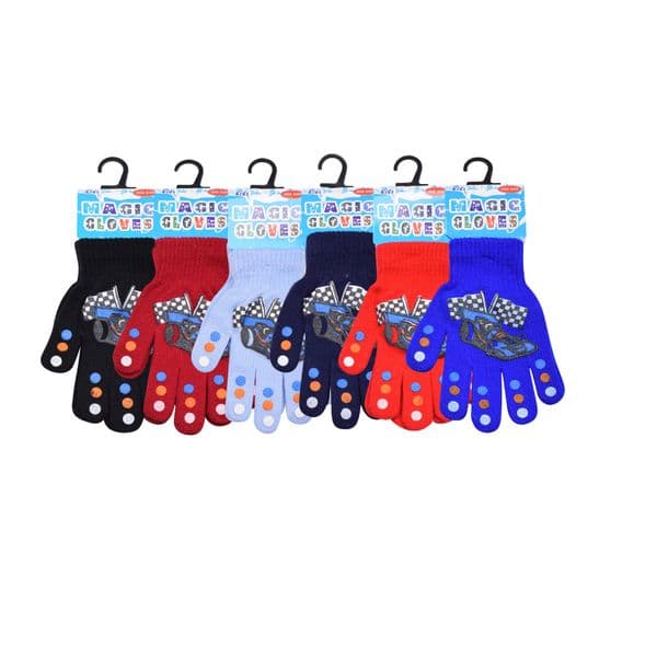 kids racing car magic gloves