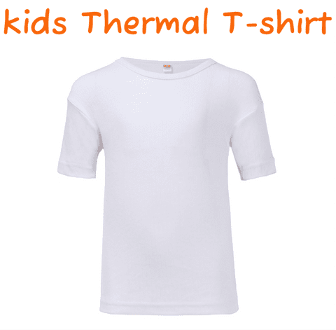 kids white thermal T-Shirt