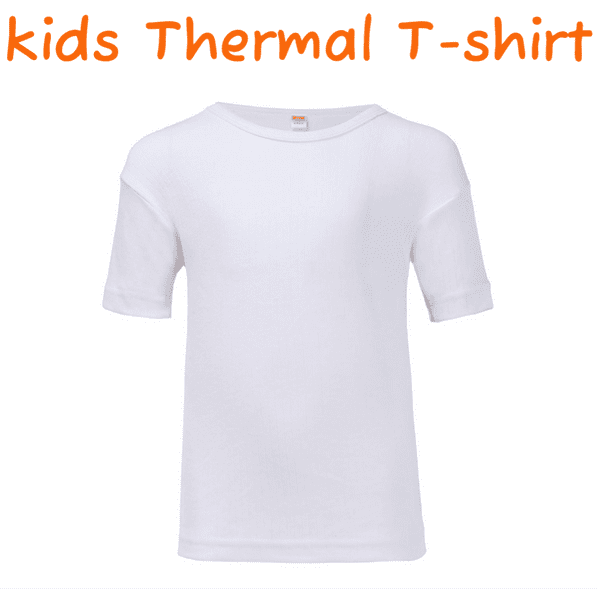 kids white thermal T-Shirt