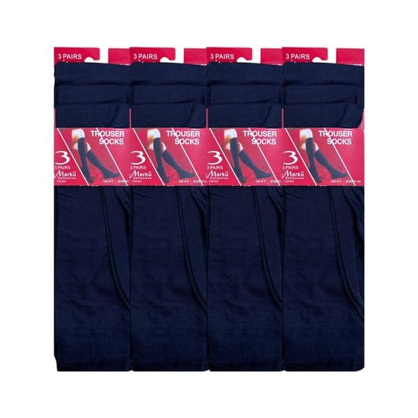Ladies black trouser stretchy socks