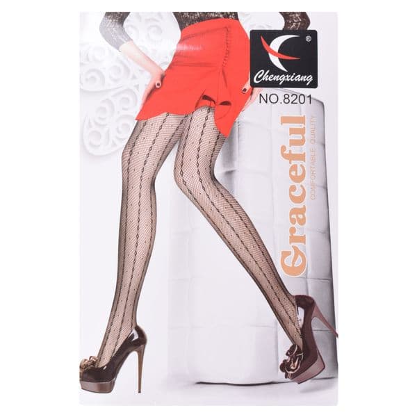 Ladies Foot Mesh Chain Style Tights