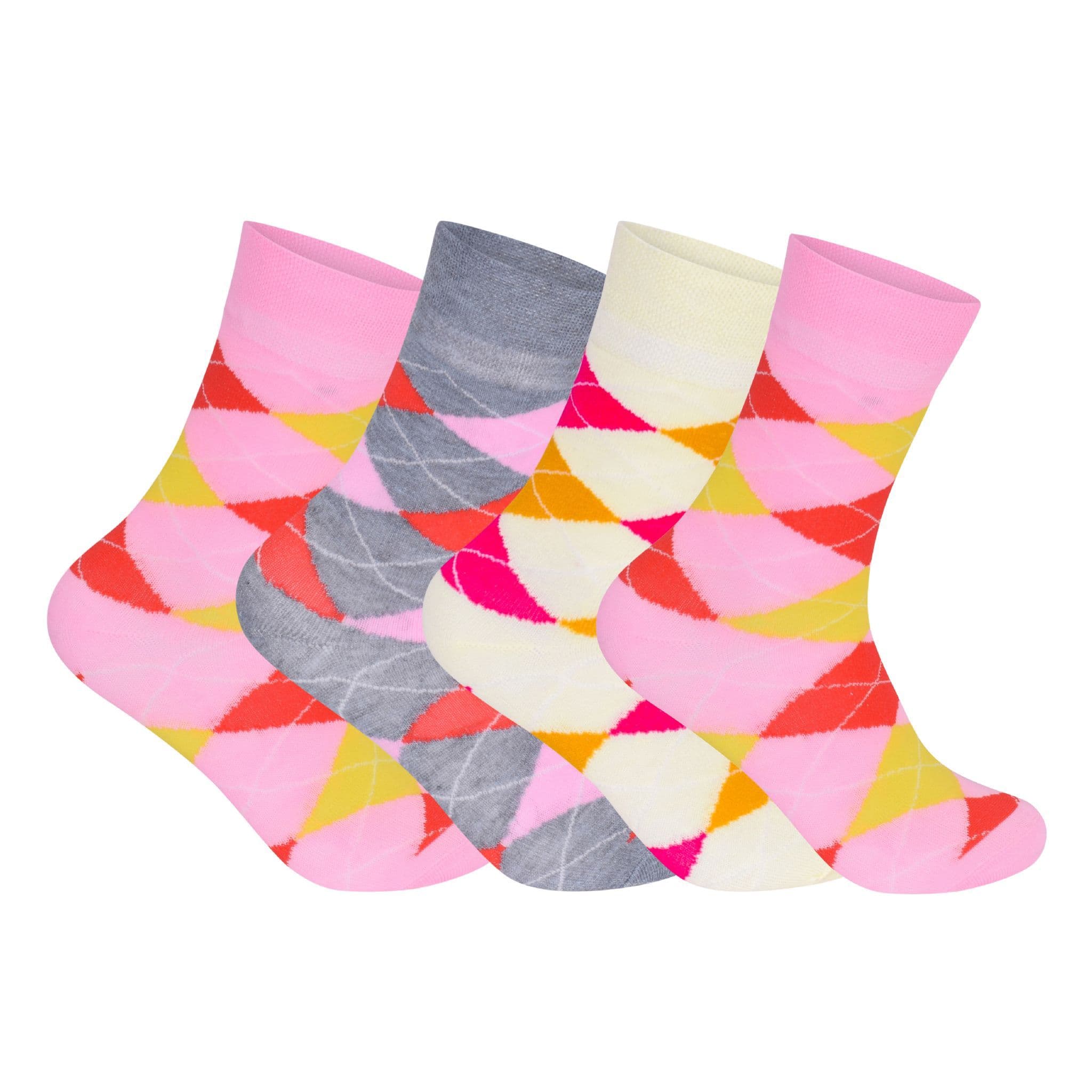 Ladies Funky diamond NonElastic socks