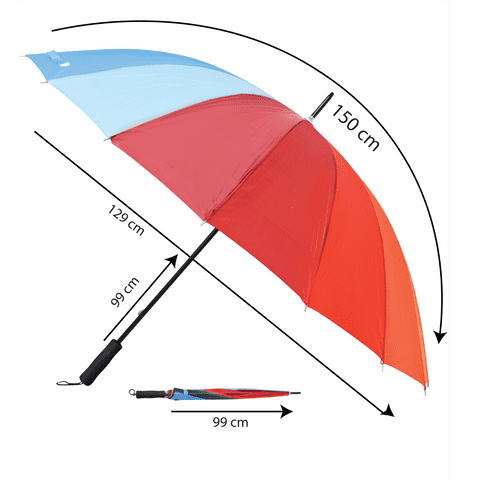 Large dome rainbow umbrella
