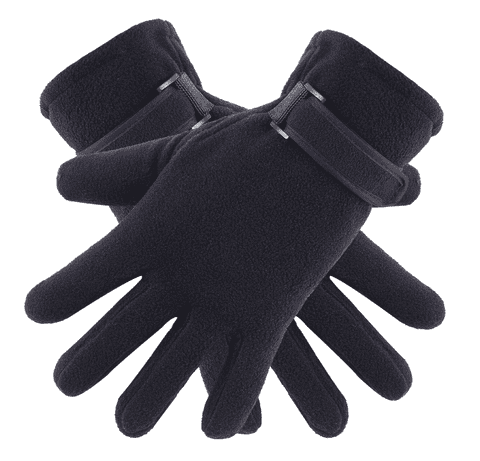 Men fleece pro heat gloves