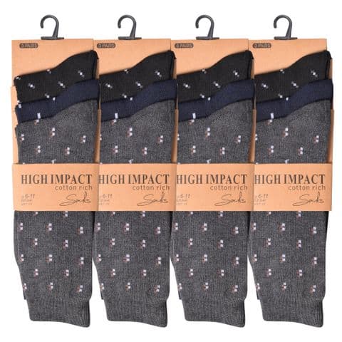 Men graph dot socks