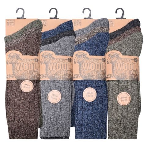 Men heat mate wool socks