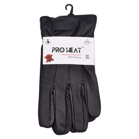 Men velcro leather gloves