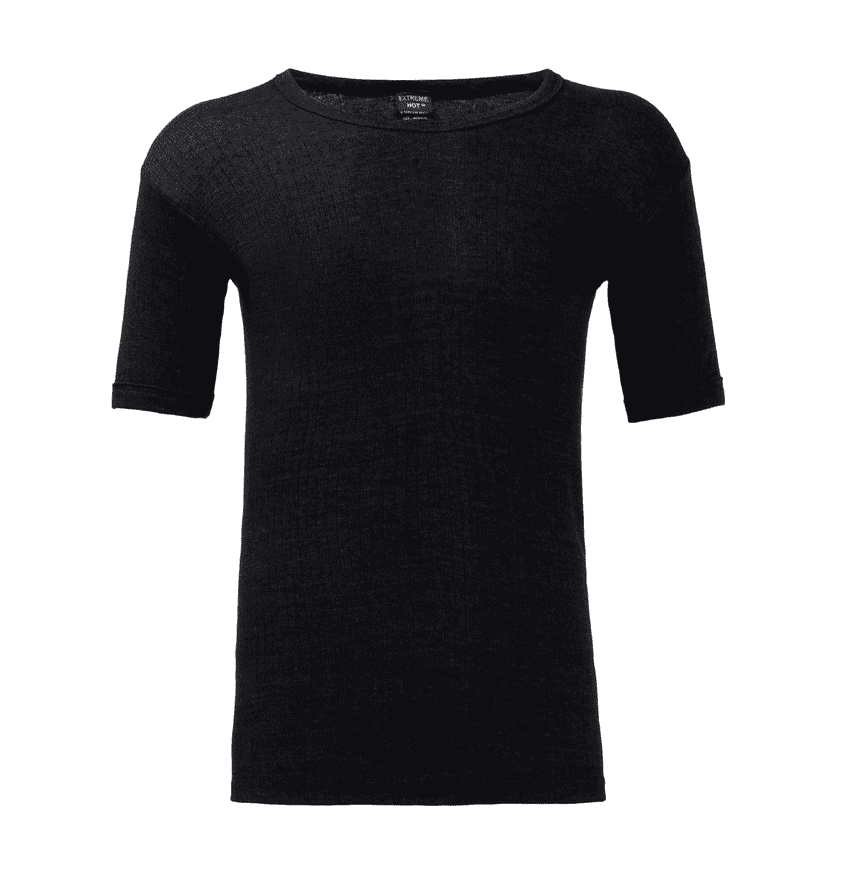 Mens Black Thermal TShirt