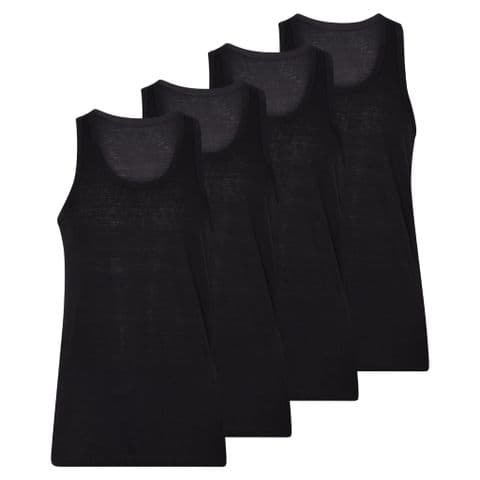 Mens black vest