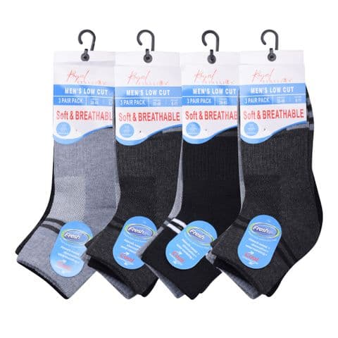 Mens Breathable Trainer Socks 45