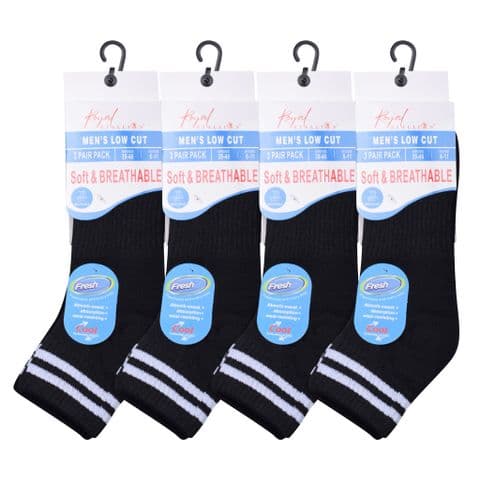 Mens Breathable Trainer Socks 54