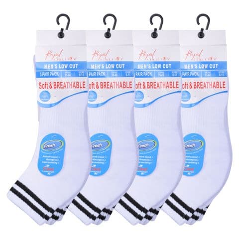 Mens Breathable Trainer Socks 55
