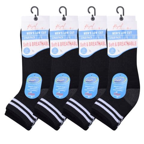 Mens Breathable Trainer Socks 56