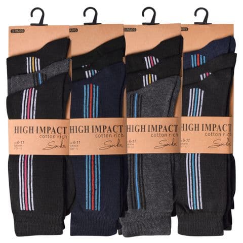 Mens stripped suit sock