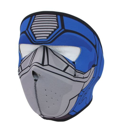 MK607 Full face mask one size blue