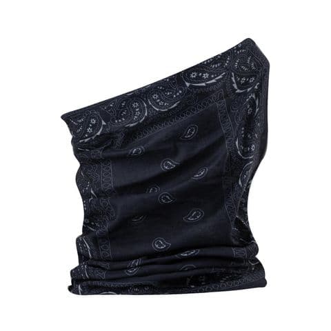 Paisley neck tube face protector