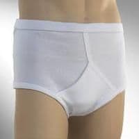 Payden Cotton Y-Front Men White Briefs