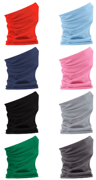 Plain neck tube face protector