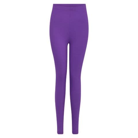 Purple plain legging