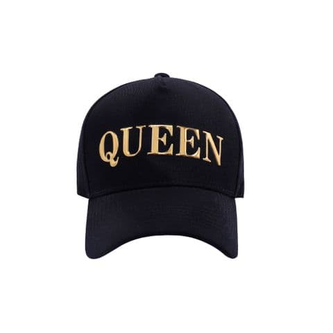queen gold cap