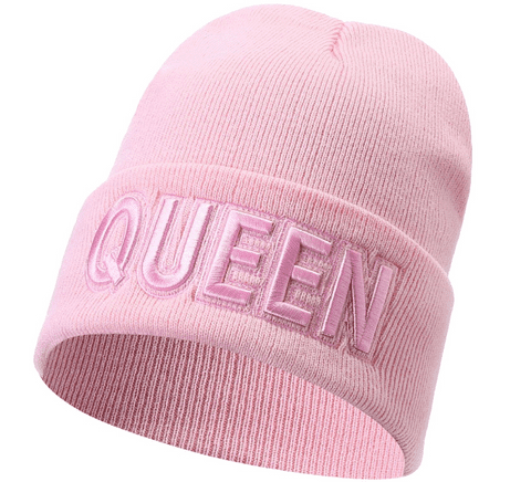 QUEEN pink beanie