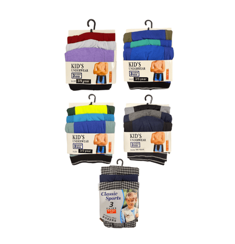 Random 10 dozen mix size & Design Kids Boxers
