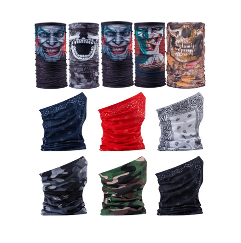 Random 6 Dozen Designer neck tube face protector