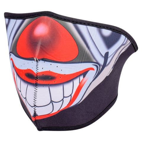 Red Skull Reversible Half Face Mask