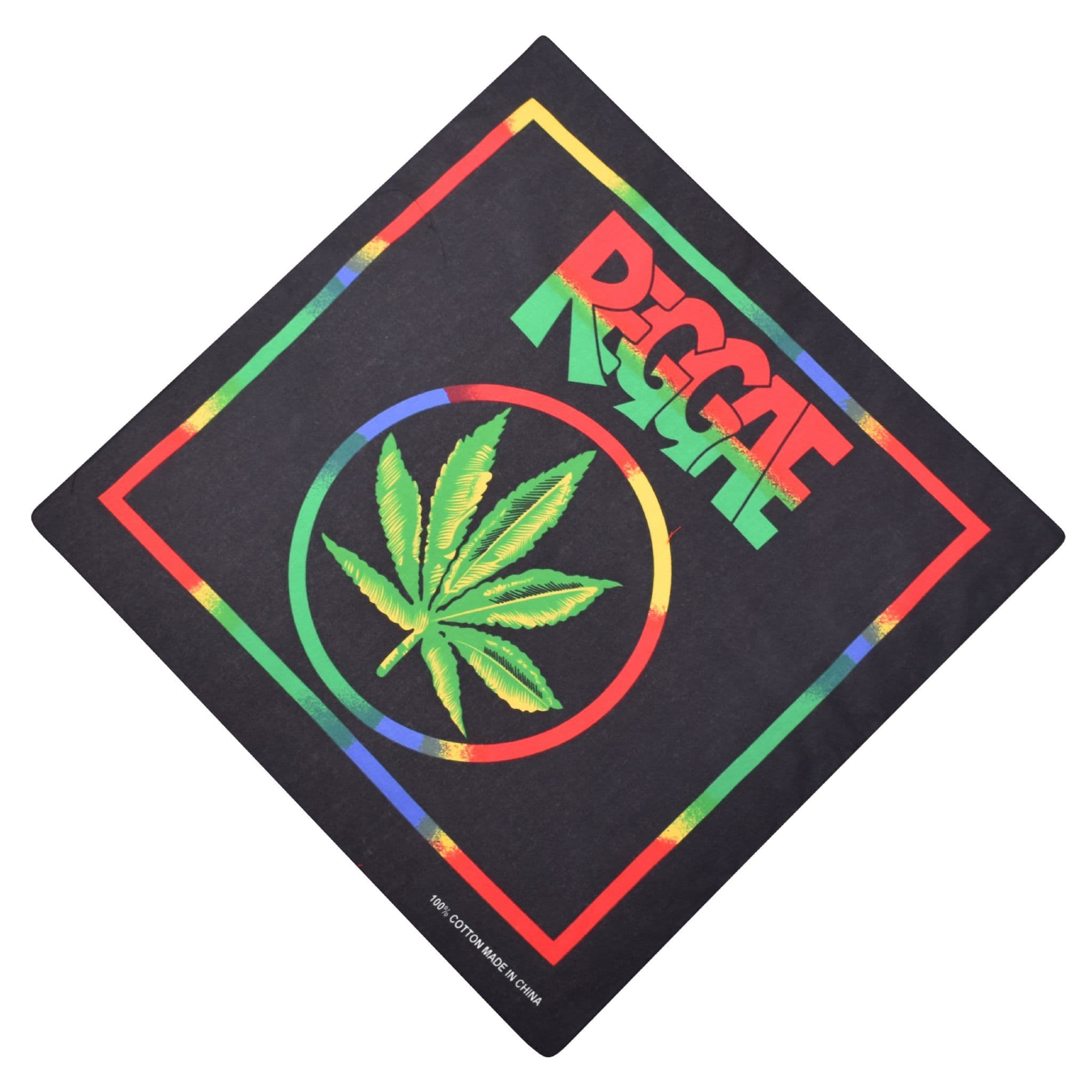 Nayt Marijuana Leaf Beanie – Rasta Colors (Black, Red, Yellow, Green), One Size Fits Most - View #4