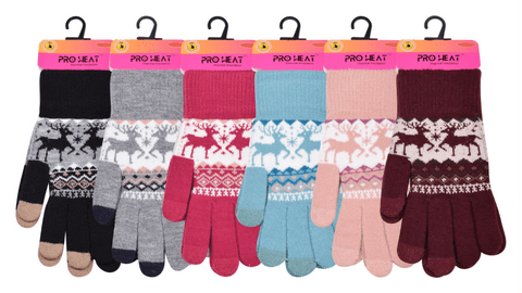 reindeer padded gloves