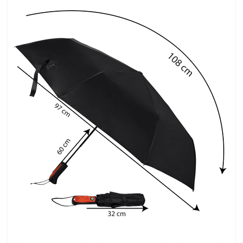 small Black premium automatic umbrella
