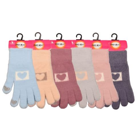 Small Heart Padded Gloves