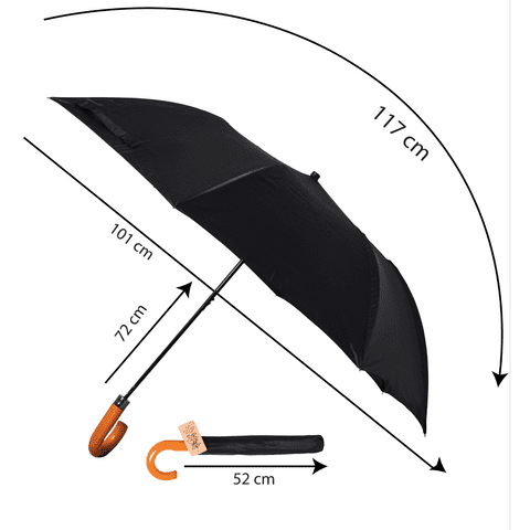 small wooden umbrella