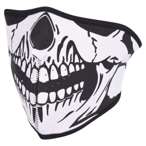 Smiley Skull Reversible Half Face Mask