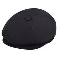 Summer Black Baker Boy Hat